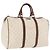 Borsa Boston GUCCI GG Supreme PVC White Gold 193602 Auth 197858 Bianco D'oro