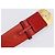 Céline Cinturón CELINE Suede 35'' Red Gold Auth 203816 Roja Dorado - vista 6