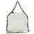 Stella Mc Cartney Borsa Stella MacCartney Chain Falabella Polyester 2way White Silver Auth 203007A Argento Bianco - vista 13