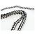 Stella Mc Cartney Borsa Stella MacCartney Chain Falabella Polyester 2way White Silver Auth 203007A Argento Bianco - vista 14