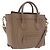 Céline CELINE Luggage Nano Shopper Hand Bag Leather 2way Beige Gold Auth 200630A D'oro