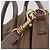 Céline CELINE Luggage Nano Shopper Hand Bag Leather 2way Beige Gold Auth 200630A D'oro - vista 19