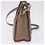 Céline CELINE Luggage Nano Shopper Hand Bag Leather 2way Beige Gold Auth 200630A D'oro - vista 5