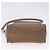 Céline CELINE Luggage Nano Shopper Hand Bag Leather 2way Beige Gold Auth 200630A D'oro - vista 6