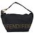 Pouch a mano FENDI Zucca Canvas Nero Marrone Auth 203003 - vista 13