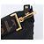Pouch a mano FENDI Zucca Canvas Nero Marrone Auth 203003 - vista 17