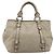 Borsa Miu Miu Vitellolux in pelle Beige Silver Auth 197272V Argento - vista 13