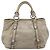 Borsa Miu Miu Vitellolux in pelle Beige Silver Auth 197272V Argento - vista 2