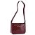 Céline Bolsa de Ombro CELINE em Couro Bordeaux Tom Dourado Auth ka6074