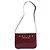 Céline Bolsa de Ombro CELINE em Couro Bordeaux Tom Dourado Auth ka6074 - vista 13