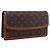 LOUIS VUITTON Monogram Pochette Dam GM Clutch Bag M51810 LV Auth ka6089 Monogramma