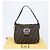 Borsa a Tracolla FENDI Zucca Canvas Mamma Baguette Nero Marrone Auth 200694V - vista 12