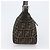 Borsa a Tracolla FENDI Zucca Canvas Mamma Baguette Nero Marrone Auth 200694V - vista 4