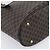 Céline Borsa a mano CELINE Macadam Canvas PVC Leather Black Gold Auth 201262V Nero D'oro - vista 16
