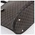 Céline Borsa a mano CELINE Macadam Canvas PVC Leather Black Gold Auth 201262V Nero D'oro - vista 18