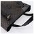Céline Borsa a mano CELINE Macadam Canvas PVC Leather Black Gold Auth 201262V Nero D'oro - vista 6