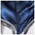 Pouch Christian Dior Trotter Canvas Navy Silver Auth 203455A Argento Blu navy - vista 10