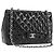 Bolso CHANEL Chain Matelasse 30 de cuero charol Verde Plata CC Auth 200422V