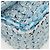 Borsa a tracolla CHANEL Chain Matelasse 20 in tweed Blu Argento CC Auth BA15642SM - vista 15