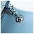 Borsa a tracolla CHANEL Chain Matelasse 20 in tweed Blu Argento CC Auth BA15642SM - vista 23