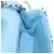 Borsa a tracolla CHANEL Chain Matelasse 20 in tweed Blu Argento CC Auth BA15642SM - vista 25