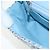Borsa a tracolla CHANEL Chain Matelasse 20 in tweed Blu Argento CC Auth BA15642SM - vista 26