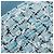 Borsa a tracolla CHANEL Chain Matelasse 20 in tweed Blu Argento CC Auth BA15642SM - vista 8
