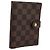 LOUIS VUITTON Damier Ebene Agenda PM Day Planner Cover R20700 LV Auth am12596V