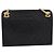 Borsa a tracolla CHANEL Matelasse con catena in pelle d'agnello nera e oro CC Auth 200758V Nero D'oro - vista 2