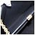 Borsa a tracolla CHANEL Matelasse con catena in pelle d'agnello nera e oro CC Auth 200758V Nero D'oro - vista 21