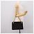 Borsa a tracolla CHANEL Matelasse con catena in pelle d'agnello nera e oro CC Auth 200758V Nero D'oro - vista 23