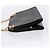Borsa a tracolla CHANEL Matelasse con catena in pelle d'agnello nera e oro CC Auth 200758V Nero D'oro - vista 3