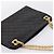 Borsa a tracolla CHANEL Matelasse con catena in pelle d'agnello nera e oro CC Auth 200758V Nero D'oro - vista 6