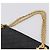 Borsa a tracolla CHANEL Matelasse con catena in pelle d'agnello nera e oro CC Auth 200758V Nero D'oro - vista 8