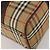 Borsa Boston Burberrys Nova Check Canvas Beige Gold Auth 201962 D'oro - vista 14