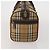 Borsa Boston Burberrys Nova Check Canvas Beige Gold Auth 201962 D'oro - vista 3