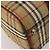 Borsa Boston Burberrys Nova Check Canvas Beige Gold Auth 201962 D'oro - vista 9