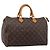 Borsa a mano LOUIS VUITTON Monogram Speedy 35 M41524 LV Auth 197644A Monogramma