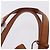 Bolsa de Ombro PRADA em Couro Marrom Prata Auth 202998 - vista 14