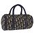 Borsa a mano Christian Dior Trotter Canvas Navy Gold Auth 203227 D'oro Blu navy
