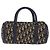 Borsa a mano Christian Dior Trotter Canvas Navy Gold Auth 203227 D'oro Blu navy - vista 2
