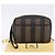 Pequin FENDI Pecan Clutch-Tasche aus PVC und Leder, braun und goldfarben, authentisch 203483V - Ansicht 12