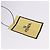 Pequin FENDI Pecan Clutch-Tasche aus PVC und Leder, braun und goldfarben, authentisch 203483V - Ansicht 9