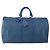 LOUIS VUITTON Epi Keepall 50 Boston Bag Blue M42965 LV Auth 197451A