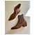 Gianvito Rossi Stivaletti in camoscio marrone - vista 10