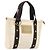 Borsa a mano LOUIS VUITTON Antigua Cabas PM Black Beige M40039 LV Auth BA15712 Nero