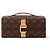 Louis Vuitton Silk Tech Hanging Toiletry Bag Brown Monogram