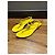 Chanel Sandali Thong in Pelle Matelassé Gialla Logo CC Giallo - vista 7