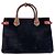 Burberry Handtasche aus Wildleder Braun Schwarz Rot - Ansicht 3