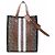 Borsa a mano/Borsa a tracolla Burberry Marrone Nero Bianco